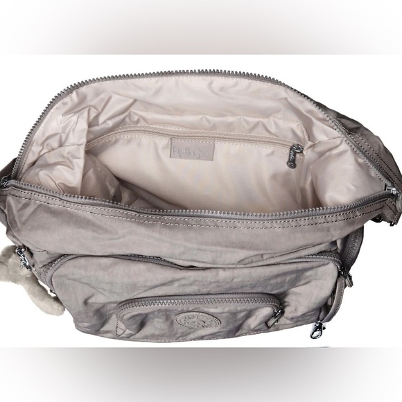 🆕 Kipling Gray Monkey Crossbody Purse Bag - Picture 4 of 4